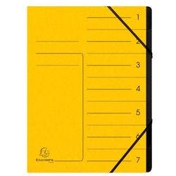 Exacompta Ordnungsmappe 541709E DIN A4 Pressspankarton meliert Gelb 24,5 (B) x 0,5 (T) x 32 (H) cm 10 Stück Produktbild