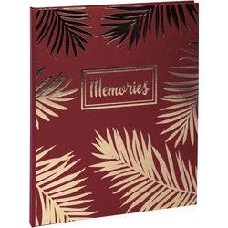 Exacompta Gästebuch Pappkarton, Papier Rot 208E 23 (B) x 27 (T) x 1,2 (H) cm Produktbild