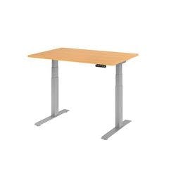 Hammerbacher VXDKB12/6/SDEAUFB Sitz-Stehschreibtisch Buche 1.200 x 800 x 1.290 mm Produktbild
