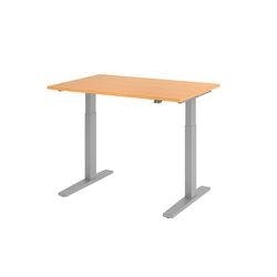 Hammerbacher VXMKA12/6/SDEAUFB Sitz-Stehschreibtisch Buche 1.200 x 800 x 1.200 mm Produktbild