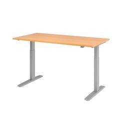 Hammerbacher VXMKA16/6/SDEAUFB Sitz-Stehschreibtisch Buche 1.600 x 800 x 1.200 mm Produktbild