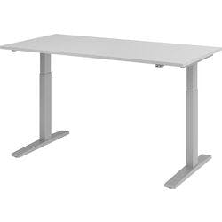 Hammerbacher Elektronisch Höhenverstellbarer Sitz-Stehschreibtisch 1.600 x 800 x 1.200 mm Mit Aufbau Produktbild