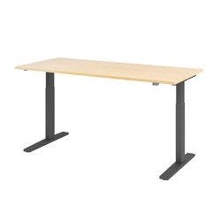 Hammerbacher VXMKA19/3/GDEAUFB Sitz-Stehschreibtisch Ahorn 1.800 x 800 x 1.200 mm Produktbild