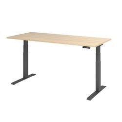 Hammerbacher VXDKB19/E/GDEAUFB Sitz-Stehschreibtisch Eiche 1.800 x 800 x 1.290 mm Produktbild