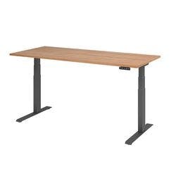 Hammerbacher VXDKB19/N/GDEAUFB Sitz-Stehschreibtisch Walnuss 1.800 x 800 x 1.290 mm Produktbild