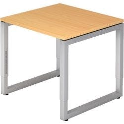 Hammerbacher Gerader Schreibtisch Buche 4 Füße 800 (B) x 800 (T) x 850 (H) mm MDF (Mitteldichte Faserplatte) Produktbild