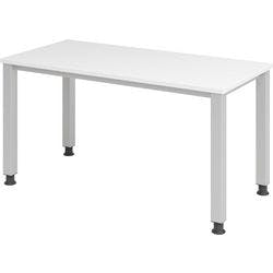 Hammerbacher Höhenverstellbar Gerader Schreibtisch 4 Füße 1.400 (B) x 672 (T) x 685 (H) mm Melamin Produktbild