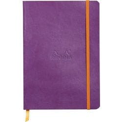 Rhodia Notizbuch Spezial Liniert Geleimt PU Softcover Violett Nicht perforiert Produktbild