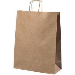 Papiertüte Gewundener Griff 320 x 120 x 410 mm 15,7 L Braun 200 Stück Produktbild