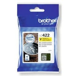 Brother LC422Y Original Tintenkartusche Gelb Produktbild