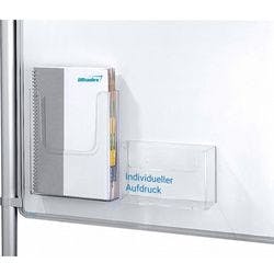 Ultradex Wandmontierbarer Prospekthalter DIN A5 Transparent Produktbild