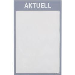 Ultradex DIN A4 Inforahmen Magnetisch Grau nicht haftend Kunststoff 8890A09 22,5 (B) x 35,2 (H) cm 5 Stück Produktbild