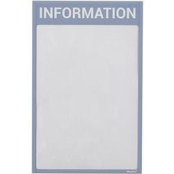 Ultradex DIN A4 Inforahmen Magnetisch Grau nicht haftend Kunststoff 8890I09 22,5 (B) x 35,2 (H) cm 5 Stück Produktbild