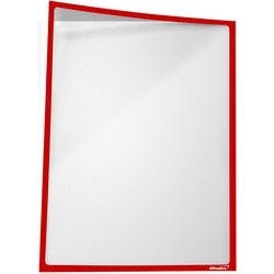 Ultradex DIN A3 Inforahmen Magnetisch Rot nicht haftend Kunststoff 889305 43,5 (B) x 31,2 (H) cm 5 Stück Produktbild