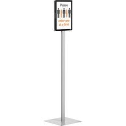 DURABLE Info Stand Basic Infoständer DIN A4 Kunststoff, Metall Anthrazit Produktbild