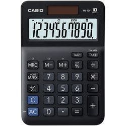 Casio Tischrechner MS-10F 10-stelliges Display Schwarz Produktbild