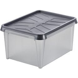 SmartStore Aufbewahrungsbox Dry 12 L Anthrazit PP (Polypropylene) 30 x 40 x 20 cm Produktbild