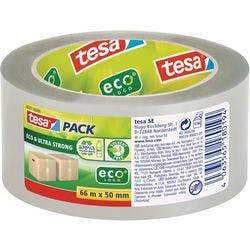 tesa Verpackungsklebeband tesapack Eco & Ultra Strong Transparent 66 m x 50 mm PET (Polyethylenterephthalat) Produktbild