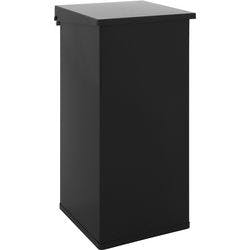DutchDesign Treteimer Pulverbeschichtetes Aluminium 110 L 36 (B) x 36 (T) x 80 (H) cm Schwarz Produktbild