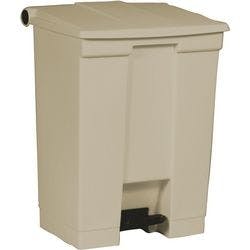 Rubbermaid Polyethylen-Treteimer 68 L 41 (B) x 50,2 (T) x 67,3 (H) cm Creme Produktbild