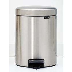 Brabantia Edelstahl Treteimer 5 L 26,3 (B) x 21,7 (T) x 30,2 (H) cm Silber Produktbild