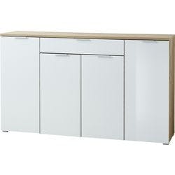 GERMANIA 3983-242 GW-TELDE Sideboard Melamin 1.780 x 400 x 1.050 mm Eiche Beige, Weiß Produktbild