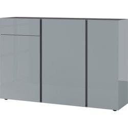 GERMANIA GW-MESA Sideboard Melamin 1.520 x 430 x 1.030 mm Grau, Silber Produktbild