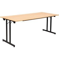 Sodematub Klapptisch TPMU188 Buche, Schwarz 1.800 x 800 x 740 mm Produktbild