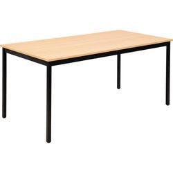 Sodematub Rechteckig Konferenztisch Buche Eisen Schwarz 1.600 x 800 x 740 mm Produktbild