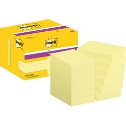 Post-it Super Sticky Haftnotizen 656-12SSCY 51 x 76 mm 90 Blatt pro Block Gelb Rechteckig Unliniert 12 Stück Produktbild