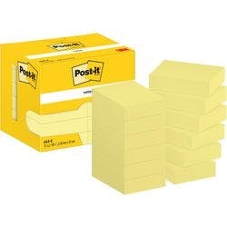 Post-it Sticky Notes Haftnotizen 653-E 38 x 51 mm 100 Blatt pro Block Gelb 12 Stück Produktbild