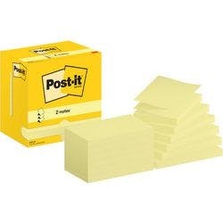 Post-it Sticky Z-Notes Haftnotizen R350 CY 67 x 127 mm 100 Blatt pro Block 12 Stück Produktbild