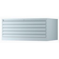 Bisley Schrank Grau 1400 (B) x 950 (T) x 625 (H) mm PZ0645 Produktbild