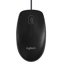 Logitech B100 Maus Kabelgebunden Schwarz Produktbild
