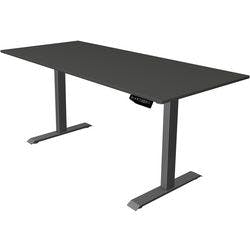 Kerkmann Move 1 Elektrisch Höhenverstellbar Sitz-Stehschreibtisch Rechteckig Anthrazit T-Fuß 1.800 (B) x 800 (T) x 1.230 (H) mm Melamin, Stahl Produktbild