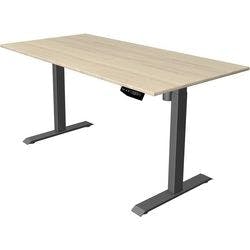 Kerkmann Move 1 Elektrisch Höhenverstellbar Sitz-Stehschreibtisch Rechteckig T-Fuß 1.600 (B) x 800 (T) x 1.230 (H) mm Melamin, Stahl Produktbild