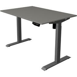 Kerkmann Move 1 Elektrisch Höhenverstellbar Sitz-Stehschreibtisch Rechteckig Graphit T-Fuß 1.200 (B) x 800 (T) x 1.230 (H) mm Melamin, Stahl Produktbild