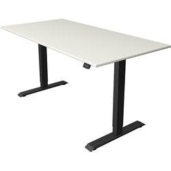 Kerkmann Move 1 Elektrisch Höhenverstellbar Sitz-Stehschreibtisch Rechteckig Weiß T-Fuß 1.600 (B) x 800 (T) x 1.230 (H) mm Melamin, Stahl Produktbild