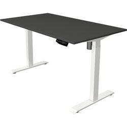 Kerkmann Move 1 Elektrisch Höhenverstellbar Sitz-Stehschreibtisch Rechteckig Anthrazit T-Fuß 1.400 (B) x 800 (T) x 1.230 (H) mm Melamin, Stahl Produktbild