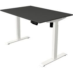 Kerkmann Move 1 Elektrisch Höhenverstellbar Sitz-Stehschreibtisch Rechteckig Anthrazit T-Fuß 1.200 (B) x 800 (T) x 1.230 (H) mm Melamin, Stahl Produktbild