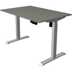 Kerkmann Move 1 Elektrisch Höhenverstellbar Sitz-Stehschreibtisch Rechteckig Graphit T-Fuß 1.200 (B) x 800 (T) x 1.230 (H) mm Melamin, Stahl Produktbild