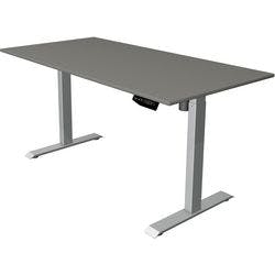 Kerkmann Move 1 Elektrisch Höhenverstellbar Sitz-Stehschreibtisch Rechteckig Graphit T-Fuß 1.600 (B) x 800 (T) x 1.230 (H) mm Melamin, Stahl Produktbild