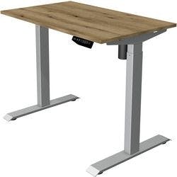Kerkmann Move 1 Elektrisch Höhenverstellbar Sitz-Stehschreibtisch Rechteckig T-Fuß 1.000 (B) x 600 (T) x 1.230 (H) mm Melamin, Stahl Produktbild