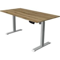 Kerkmann Move 1 Elektrisch Höhenverstellbar Sitz-Stehschreibtisch Rechteckig T-Fuß 1.600 (B) x 800 (T) x 1.230 (H) mm Melamin, Stahl Produktbild