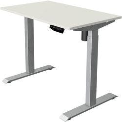 Kerkmann Move 1 Elektrisch Höhenverstellbar Sitz-Stehschreibtisch Rechteckig Weiß T-Fuß 1.000 (B) x 800 (T) x 1.230 (H) mm Melamin, Stahl Produktbild