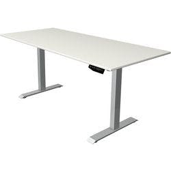 Kerkmann Move 1 Elektrisch Höhenverstellbar Sitz-Stehschreibtisch Rechteckig Weiß T-Fuß 1.800 (B) x 800 (T) x 1.230 (H) mm Melamin, Stahl Produktbild