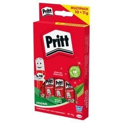 Pritt Klebestift 11 g Rot 10 Stück Produktbild