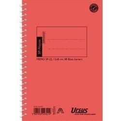 Ursus Staufen Style Spiralblock SP22 12 x 8 cm 48 Black 70 g/m² 4 mm Kariert Produktbild