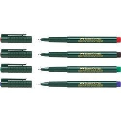 Faber-Castell Finepen Fineliner 0,4 mm Farbig sortiert 1511 10 Stück Produktbild Print Hauptbild L