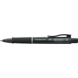 Faber-Castell Poly Ball View Einziehbar Kugelschreiber Blau 0,6 mm Extra Breit Nachfüllbar Produktbild
